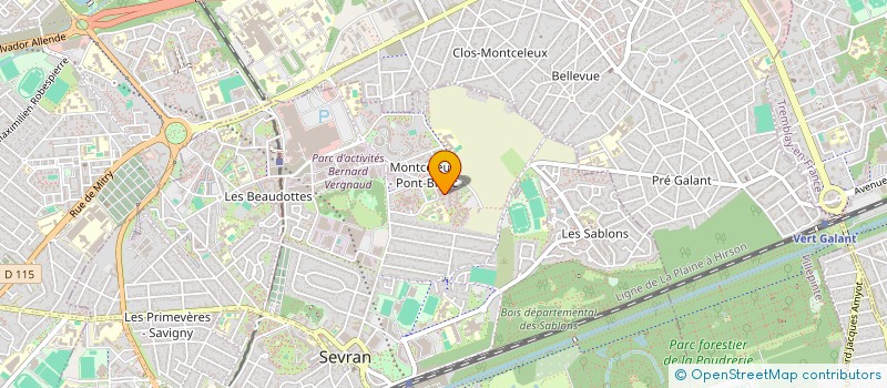 localisation de l'entreprise PARIS SERIUS DRIVE à SEVRAN