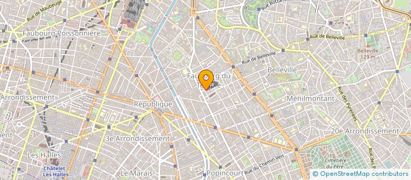 localisation de l'entreprise PARIS SERVICES à PARIS