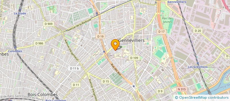 localisation de l'entreprise PARIS SERVICES CLEAN à ROMAINVILLE