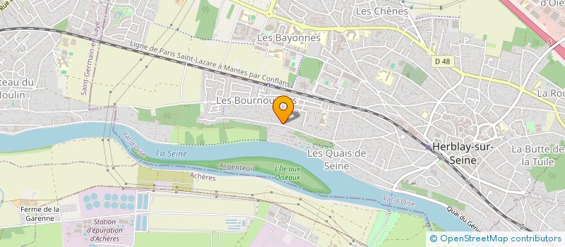 localisation de l'entreprise PARIS SIMO DRIVE  HERBLAY-SUR-SEINE