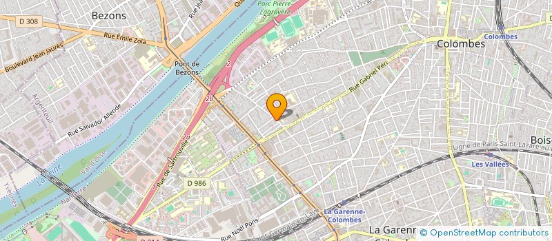 localisation de l'entreprise PARIS SOFT  COLOMBES