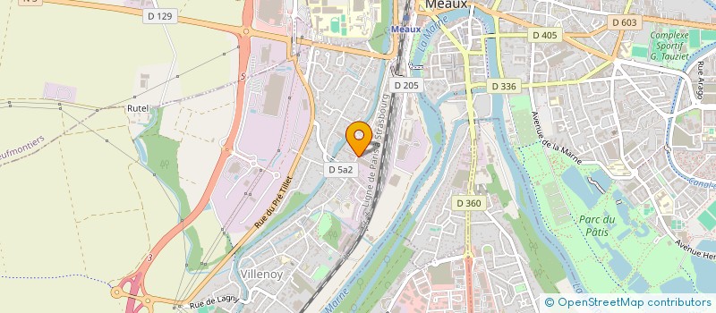 localisation de l'entreprise PARIS SOL  VILLENOY