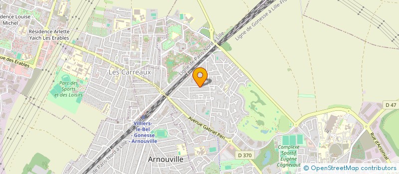 localisation de l'entreprise PARIS SOLEIL à GONESSE