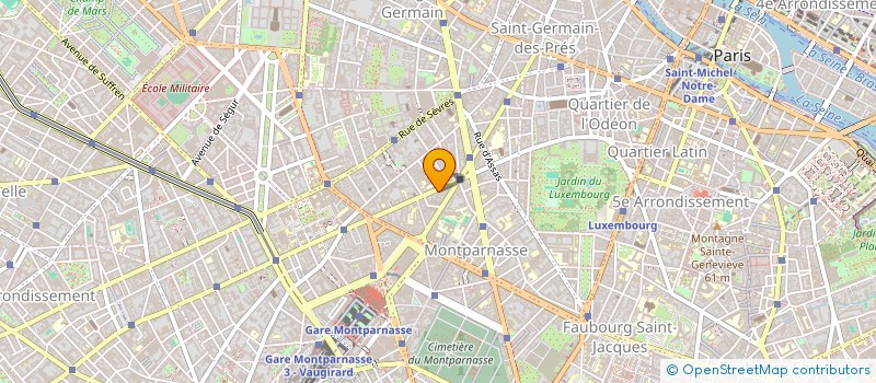 localisation de l'entreprise PARIS SOLUTION A DOMICILE à PARIS