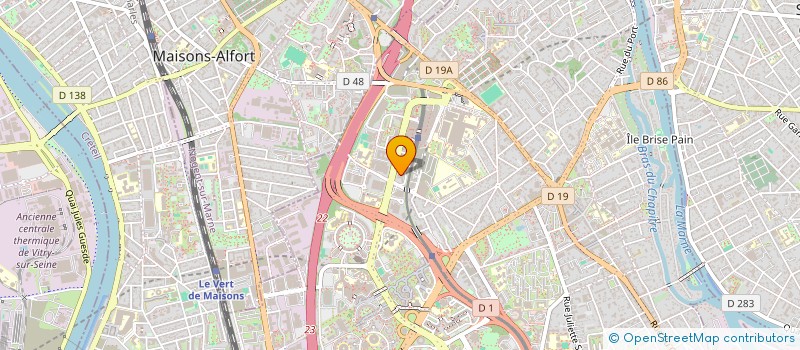 localisation de l'entreprise PARIS SOLUTIONS TECHNIQUES  CRETEIL