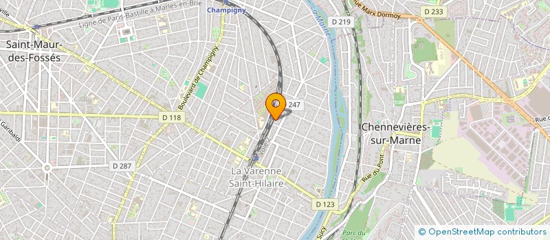 localisation de l'entreprise PARIS SPEED & PRESTIGE à SAINT-MAUR-DES-FOSSES