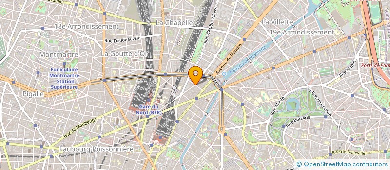 localisation de l'entreprise PARIS STALINGRAD  PARIS 10