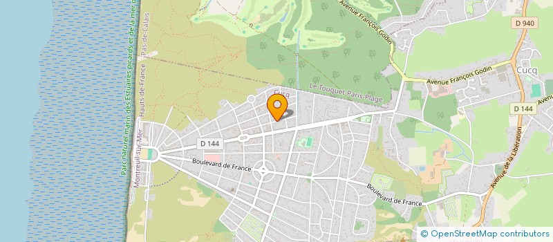 localisation de l'entreprise PARIS-STELLA  CUCQ