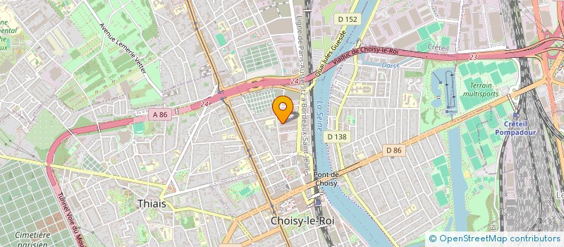 localisation de l'entreprise PARIS STORE CASH à CHOISY-LE-ROI