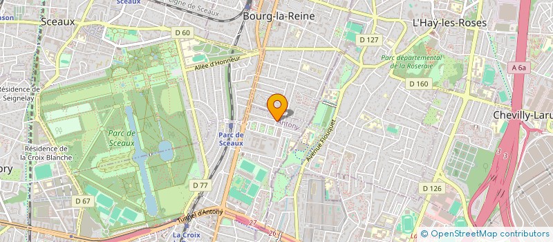 localisation de l'entreprise PARIS SUB à ANTONY