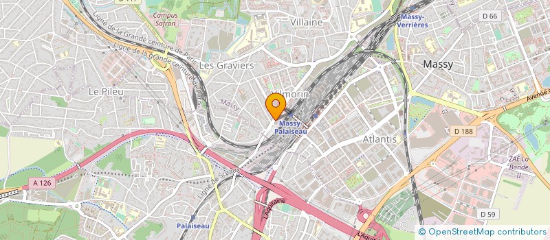 localisation de l'entreprise PARIS SUD AMENAGEMENT à MASSY