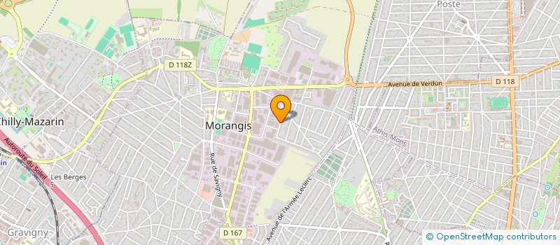 localisation de l'entreprise PARIS SUD LOCATION à MORANGIS