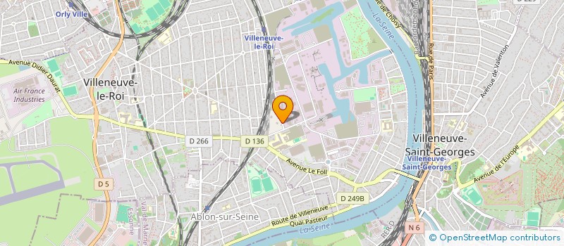 localisation de l'entreprise PARIS SUD LOCATIONS  VILLENEUVE-LE-ROI