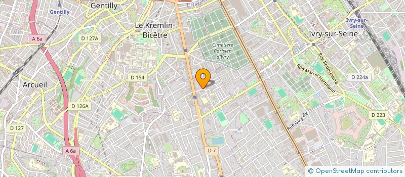 localisation de l'entreprise PARIS SUD MUSIC à VILLEJUIF