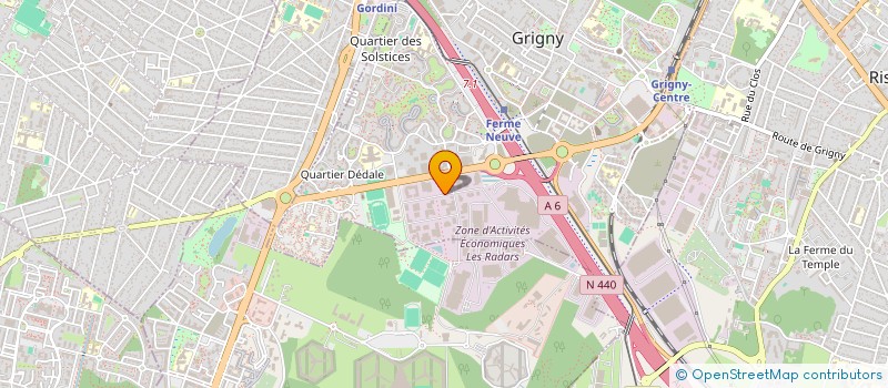 localisation de l'entreprise PARIS SUD NEGOCE  GRIGNY