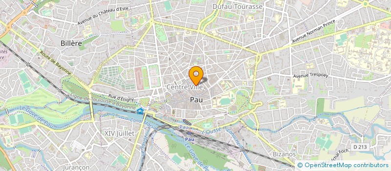 localisation de l'entreprise PARIS SUD OUEST AQUITAINE à PAU