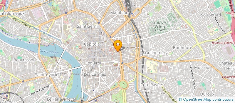 localisation de l'entreprise PARIS SUD OUEST EN ABREGE PARISO  TOULOUSE