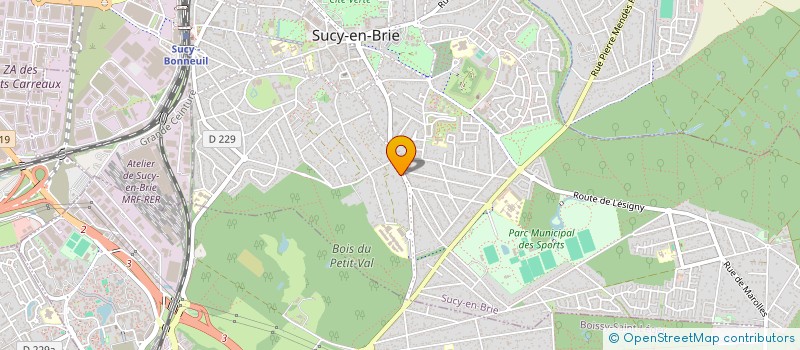 localisation de l'entreprise PARIS SUD POSE à SUCY-EN-BRIE