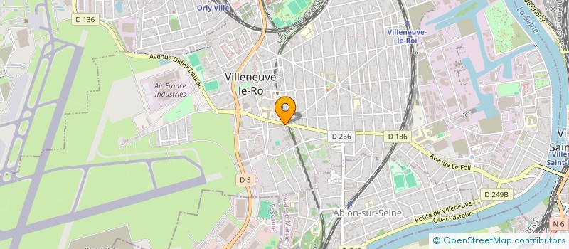 localisation de l'entreprise PARIS SUD SELF STORAGE  VILLENEUVE-LE-ROI