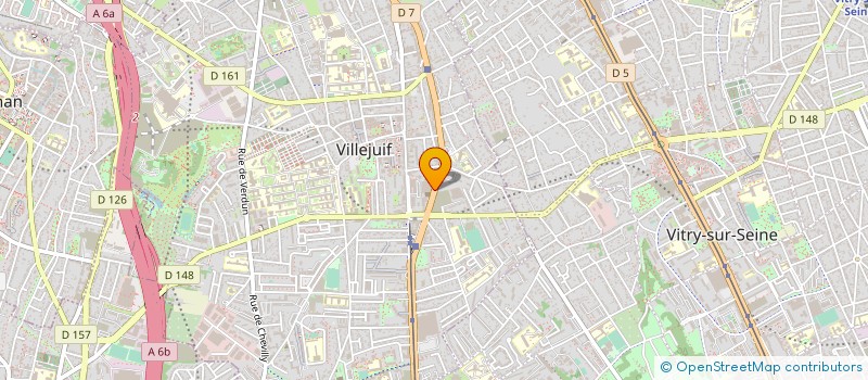 localisation de l'entreprise PARIS SUD SERVICE à VILLEJUIF