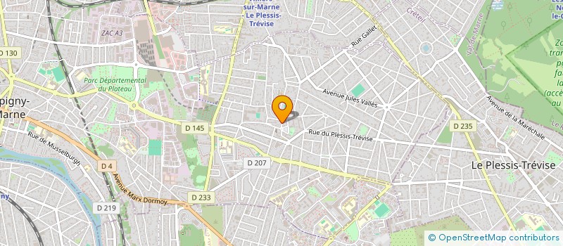 localisation de l'entreprise PARIS SUR L'AVENIR à CHAMPIGNY-SUR-MARNE