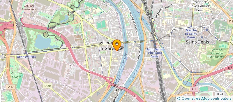 localisation de l'entreprise PARIS T'AIME à VILLENEUVE-LA-GARENNE