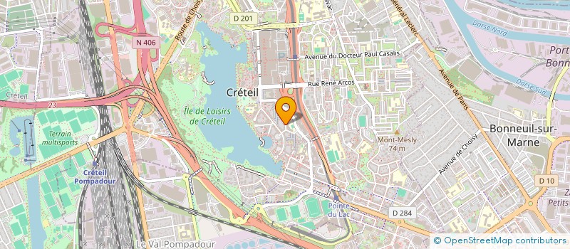 localisation de l'entreprise PARIS TAXI SERVICES  CRETEIL