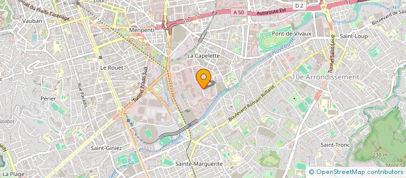 localisation de l'entreprise PARIS-TEXAS à MARSEILLE