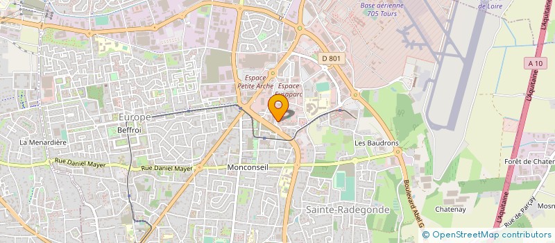 localisation de l'entreprise PARIS TOURS DESTOCK à TOURS