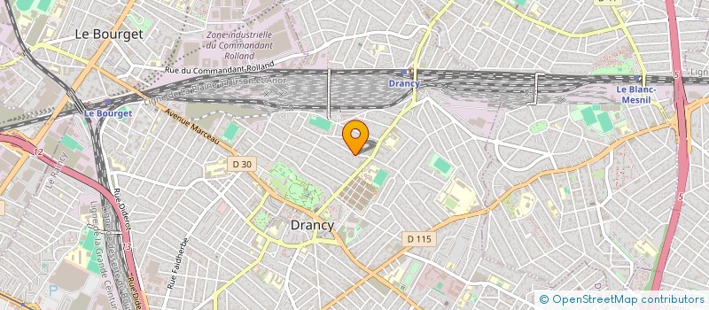 localisation de l'entreprise PARIS TOUT SERVICES à DRANCY