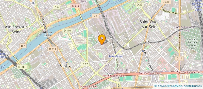 localisation de l'entreprise PARIS TRAITEURS à CLICHY
