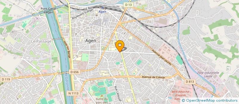 localisation de l'entreprise PARIS-TRANS-91  AGEN