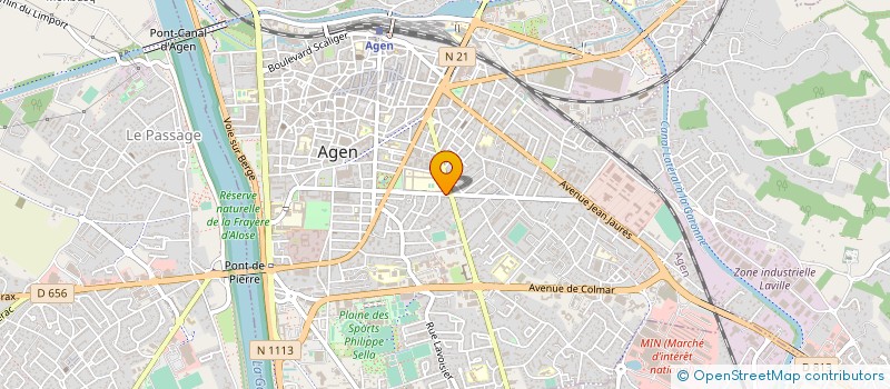 localisation de l'entreprise PARIS TRANS SERVICE  AGEN