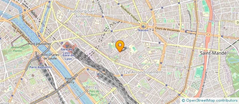 localisation de l'entreprise PARIS TRANSAC IMMO  PARIS