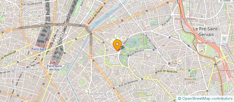 localisation de l'entreprise PARIS TRANSFERT à PARIS