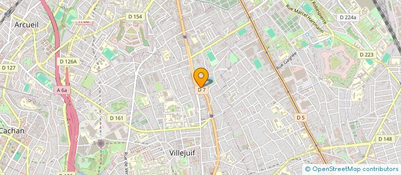 localisation de l'entreprise PARIS TRANSFERT à VILLEJUIF
