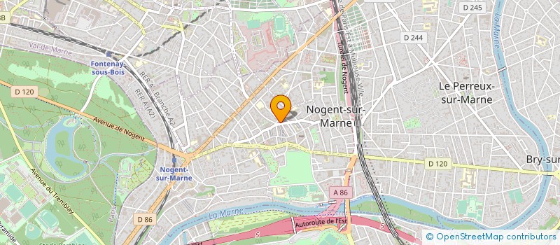 localisation de l'entreprise PARIS TRANSPORT à NOGENT-SUR-MARNE