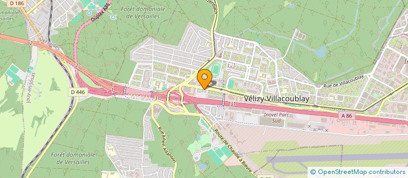 localisation de l'entreprise PARIS TRANSPORTS PRESTIGE à VELIZY-VILLACOUBLAY