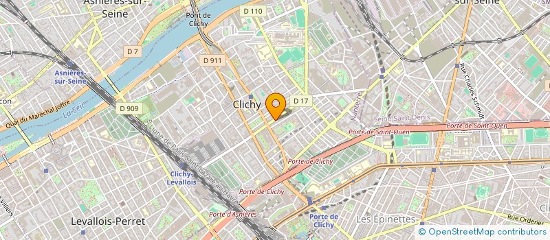 localisation de l'entreprise PARIS TRANSPRESS à CLICHY