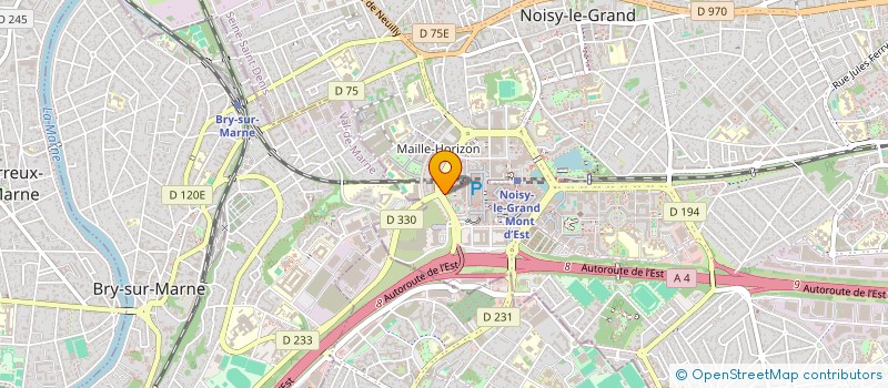 localisation de l'entreprise PARIS URBAN TRANSPORT  NOISY-LE-GRAND