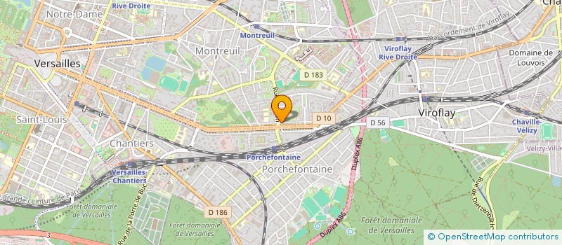 localisation de l'entreprise PARIS VAUBAN SCI à VERSAILLES