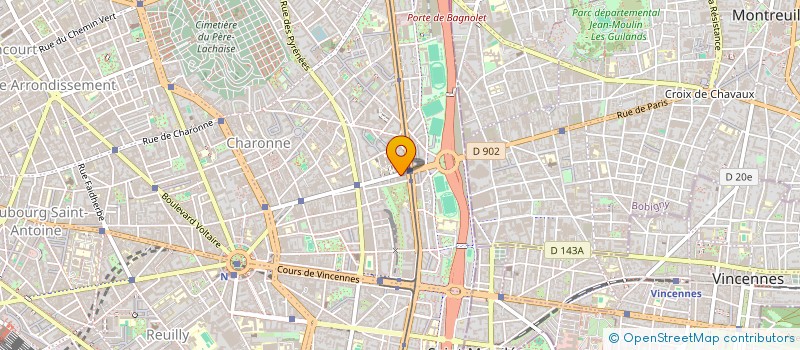 localisation de l'entreprise PARIS VELO SERVICE à SAINT-OUEN-SUR-SEINE
