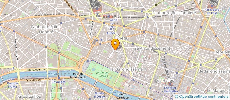 localisation de l'entreprise PARIS VENDOME  PARIS