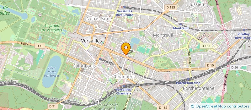 localisation de l'entreprise PARIS-VERSAILLES à VERSAILLES