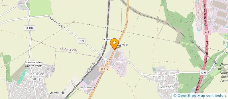 localisation de l'entreprise PARIS VIA à DRANCY