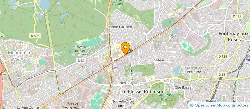 localisation de l'entreprise PARIS VICOLI HOLDING à CLAMART