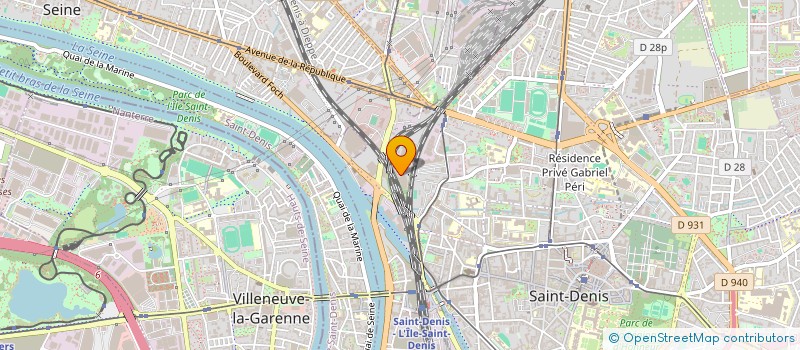 localisation de l'entreprise PARIS - VIENN' à SAINT-DENIS