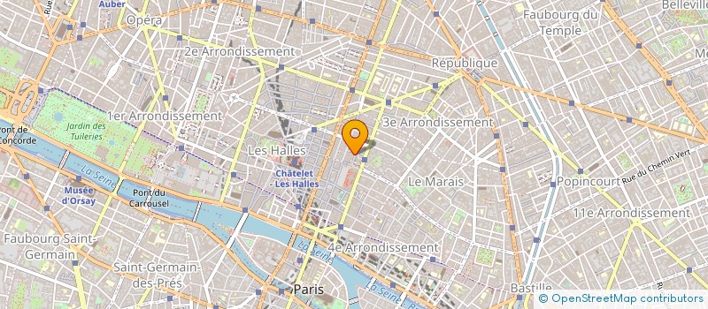 localisation de l'entreprise PARIS VISITES à PARIS