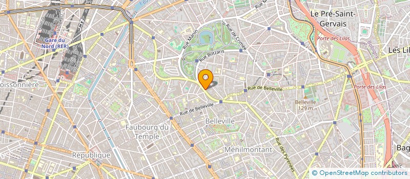 localisation de l'entreprise PARIS VOYAGE à PARIS