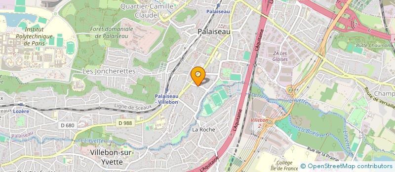 localisation de l'entreprise PARIS VTC à PALAISEAU